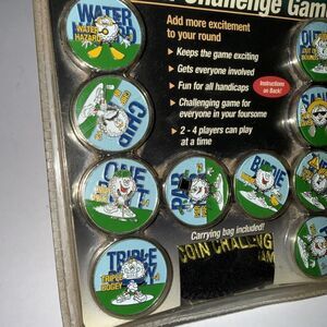 New Golf Coin Challenge Game by World of Golf - #305 | 10 Coins | Carrying Pouch